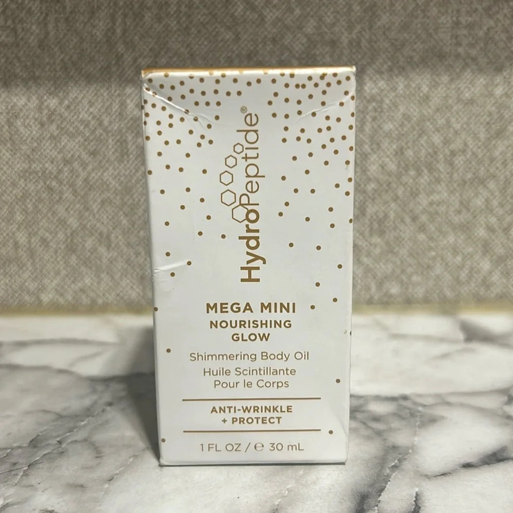 Hydropeptide Mega Mini Nourishing Glow Shimmering Body Oil Anti-Wrinkle NIB